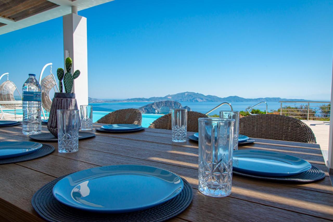 Villa Despina - Marathia View Private Luxury Villa Marathiás 외부 사진