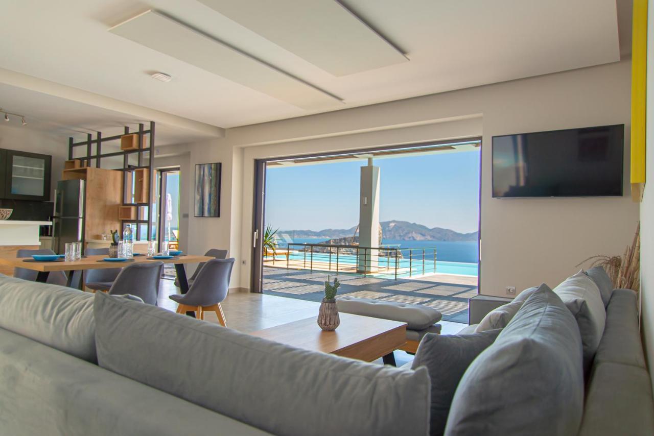 Villa Despina - Marathia View Private Luxury Villa Marathiás 외부 사진