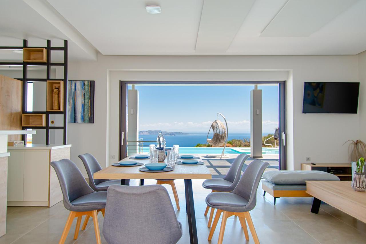 Villa Despina - Marathia View Private Luxury Villa Marathiás 외부 사진