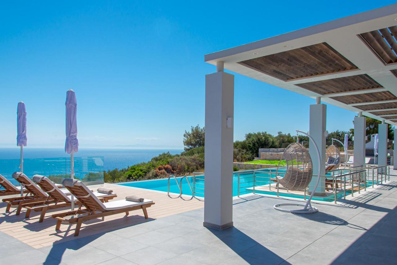 Villa Despina - Marathia View Private Luxury Villa Marathiás 외부 사진