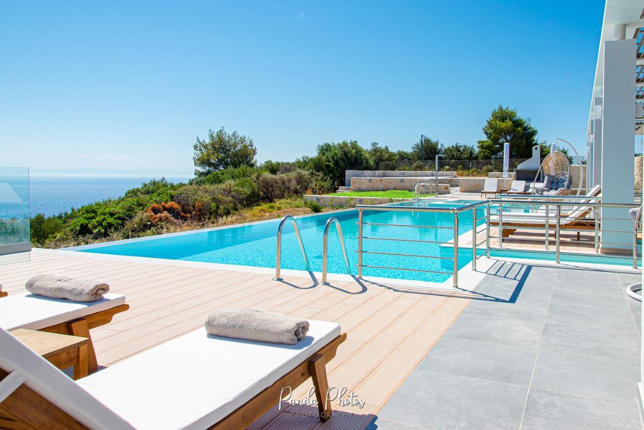 Villa Despina - Marathia View Private Luxury Villa Marathiás 외부 사진